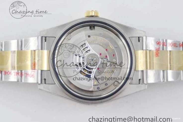 YG Asian SS Dial Edition Sky-Dweller Best 23J to 904L 1:1 Noob White on Bracelet 9001 SS YG 0301